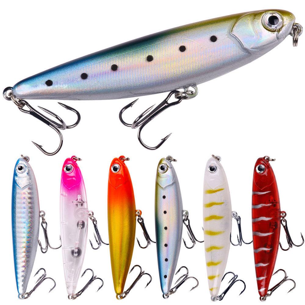 1 шт. Walk The Dog Topwater Fishing Lure 11,6 г 9 см плавающий карандаш приманка крючки свимбейт рыболовный крючок поппер воблер минноу снасти воблер 1#
1 шт. Walk The Dog Topwater Fishing Lure 11,6 г 9 см плавающий карандаш приманка крючки свимбейт рыболовный крючок поппер воблер минноу снасти воблер 1#