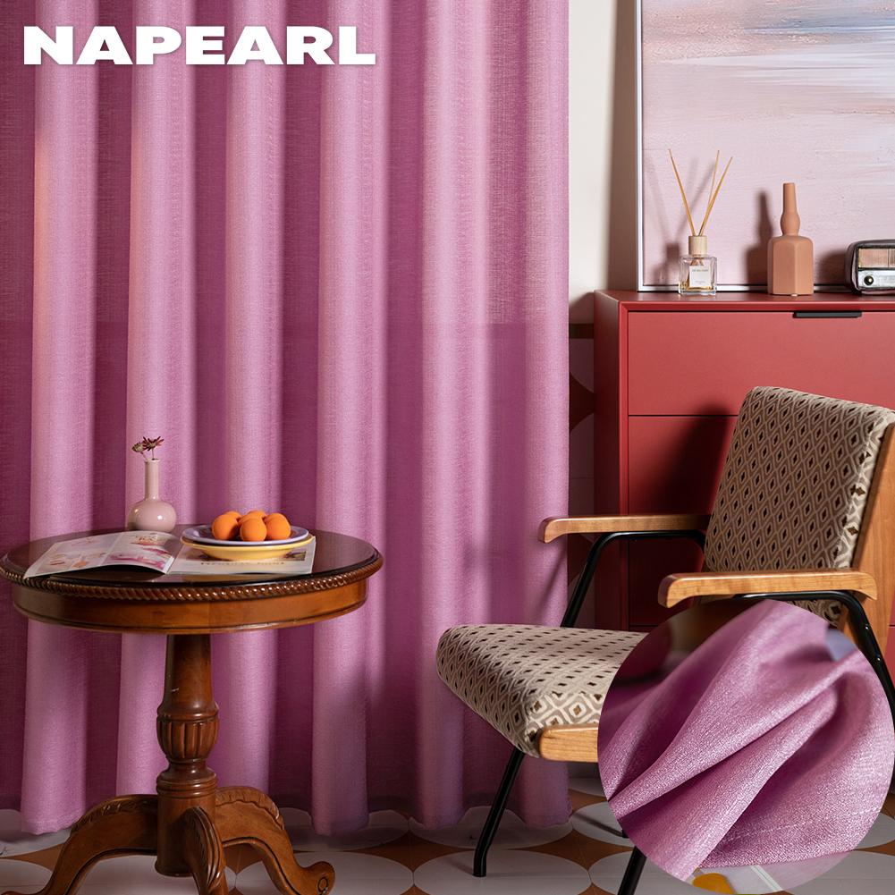 1 шт. NAPEARL Кольорова стрічка з плісировкою для штор Тюль Простий стиль Щільна прозора штора для вікна для вітальні, кухні, декору дому W280cm x L250cm рожевий
1 шт. NAPEARL Кольорова стрічка з плісировкою для штор Тюль Простий стиль Щільна прозора штора для вікна для вітальні, кухні, декору дому W280cm x L250cm рожевий