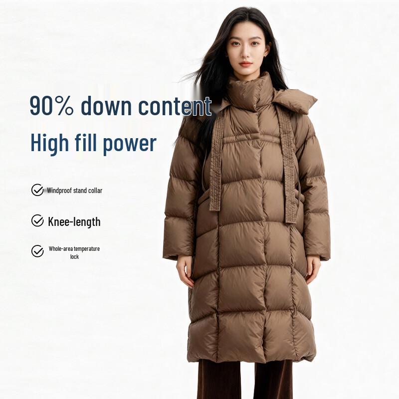 Elva Island Women s Thickened Hooded Long Down Jacket L
Elva Island Women s Thickened Hooded Long Down Jacket L