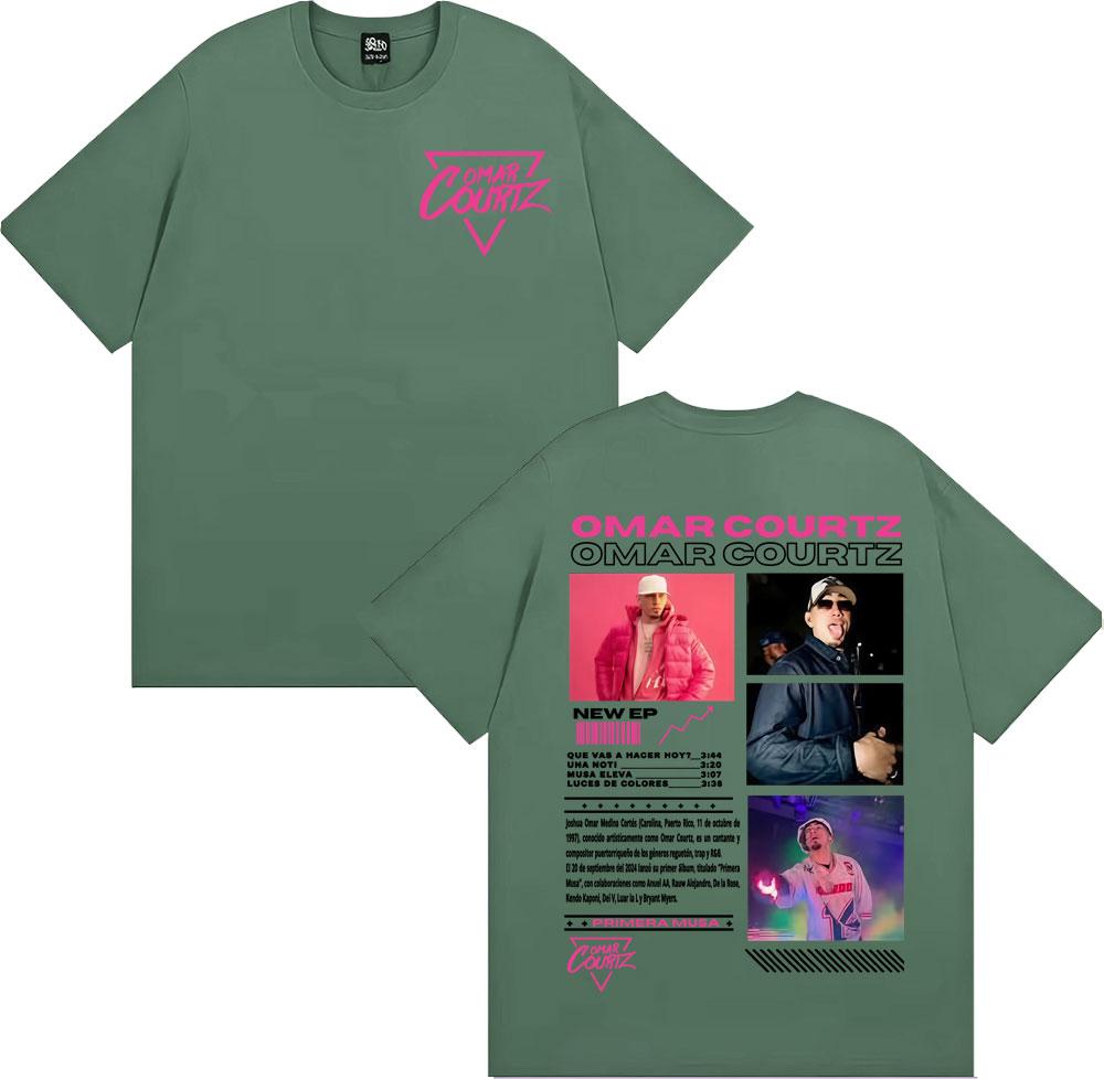 Rapper Omar Courtz Primera Musa 2025 Tour Tshirts Men Women Fashion Hip Hop Gothic T Shirt 100 Cotton ONeck Oversized Tshirt 3XL
Rapper Omar Courtz Primera Musa 2025 Tour Tshirts Men Women Fashion Hip Hop Gothic T Shirt 100 Cotton ONeck Oversized Tshirt 3XL