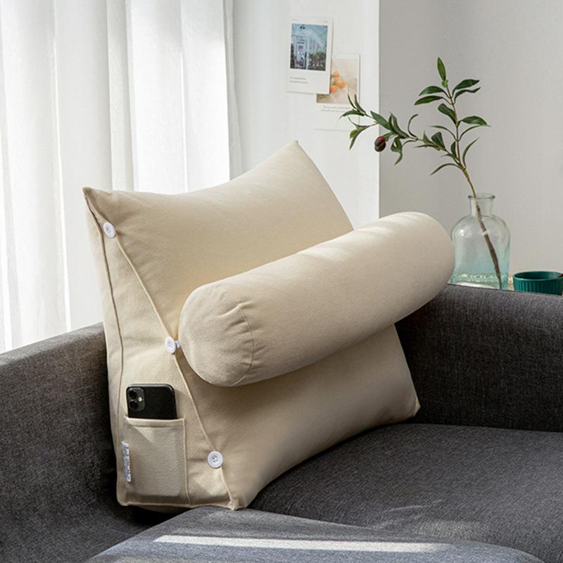 Sofa cushion, simple triangular cushion, pillow, living room backrest 45x45x20cm
Sofa cushion, simple triangular cushion, pillow, living room backrest 45x45x20cm