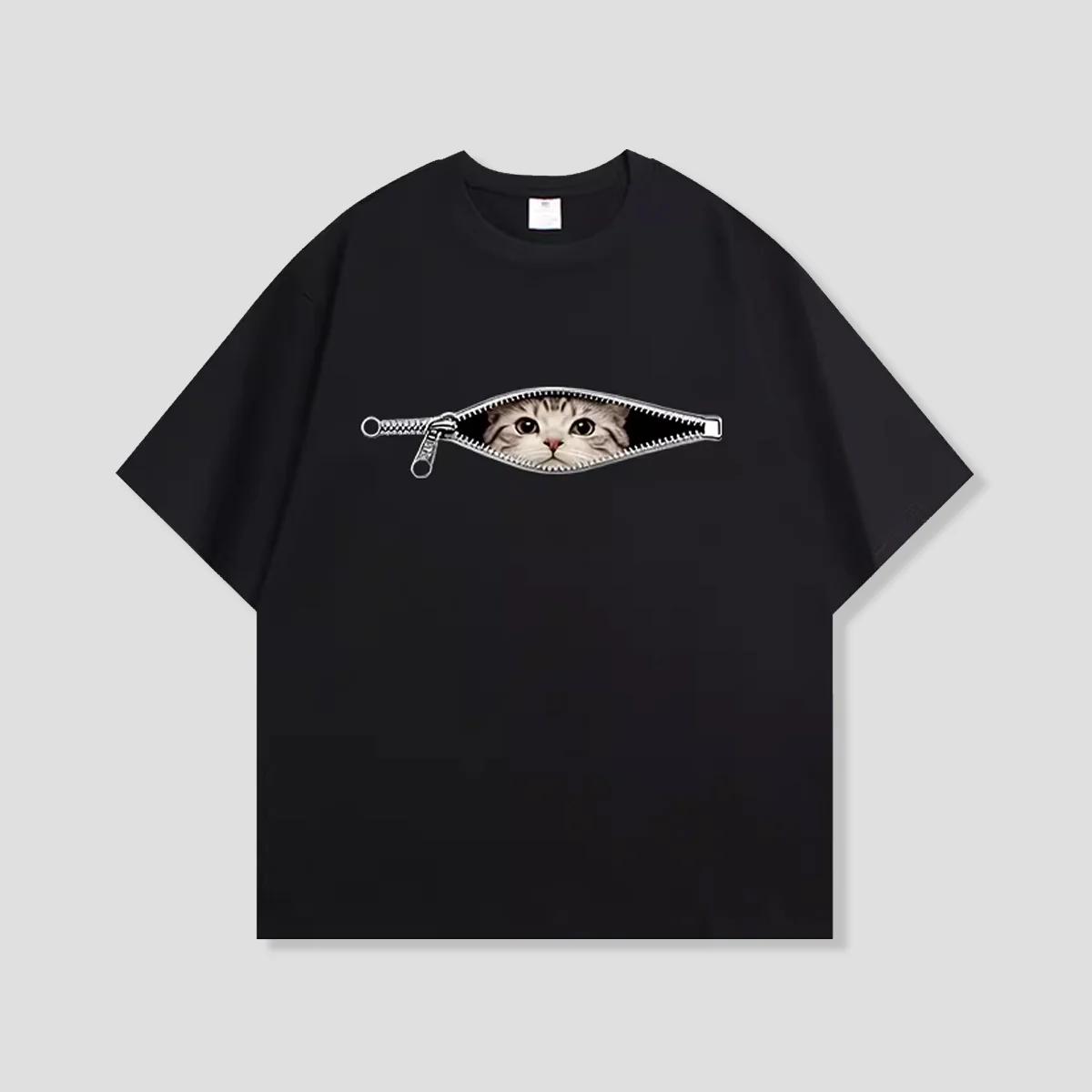Cute Cat Graphic T Shirt Funny Hidden Cat Pocket Design Shortsleeved Tee Casual Fashion Versatile Top for Girls Boys Women Unisex S
Cute Cat Graphic T Shirt Funny Hidden Cat Pocket Design Shortsleeved Tee Casual Fashion Versatile Top for Girls Boys Women Unisex S