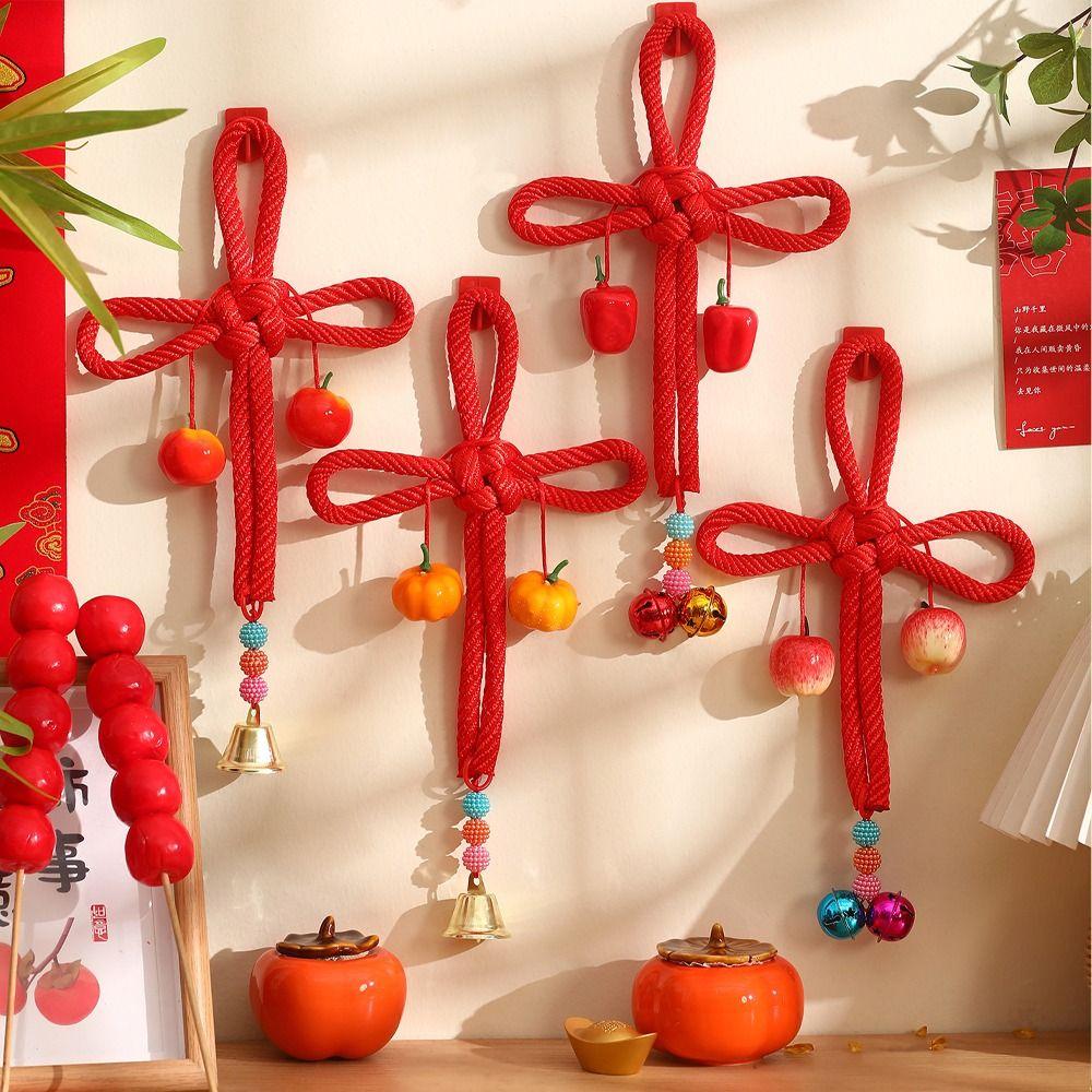 Traditional Chinese Knot New Year Pendant with Bells Door Handle Pendant Wedding Birthday Style 1
Traditional Chinese Knot New Year Pendant with Bells Door Handle Pendant Wedding Birthday Style 1