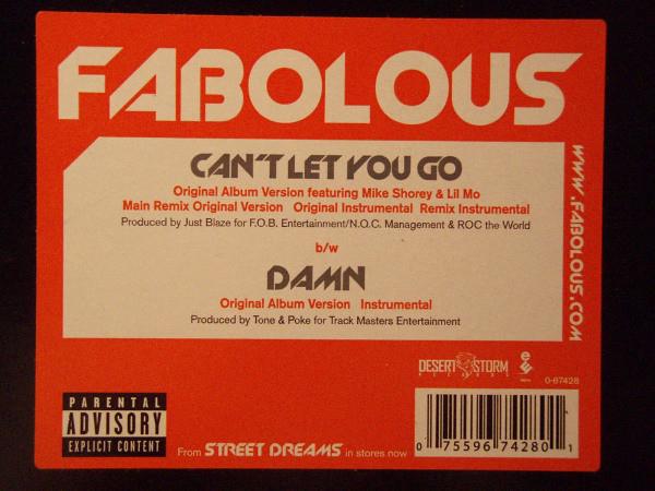 12inch Record FABOLOUS - Can t Let You Go / Damn 067428 Desert Storm Re 2003 US Rap & Hip-Hop/R&B Used
12inch Record FABOLOUS - Can t Let You Go / Damn 067428 Desert Storm Re 2003 US Rap & Hip-Hop/R&B Used