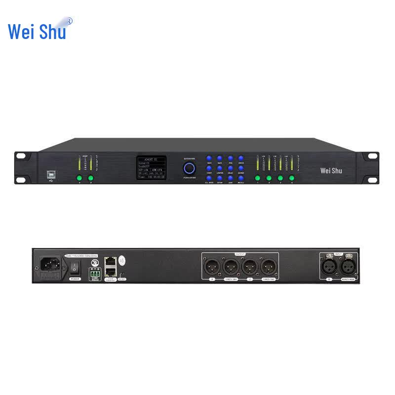 Weishu DSP0306 Professional 3-In 6-Out Digital Audio Processor (CN version)
Weishu DSP0306 Professional 3-In 6-Out Digital Audio Processor (CN version)