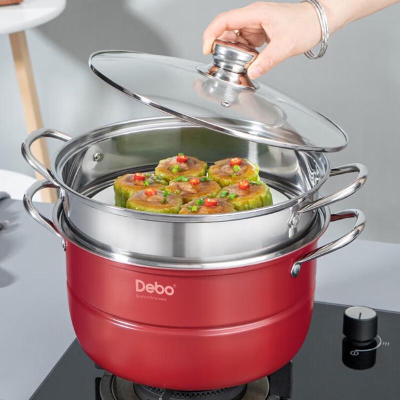 Debo Bolton 2-Layer Stainless Steel Steamer & Stockpot
Debo Bolton 2-Layer Stainless Steel Steamer & Stockpot