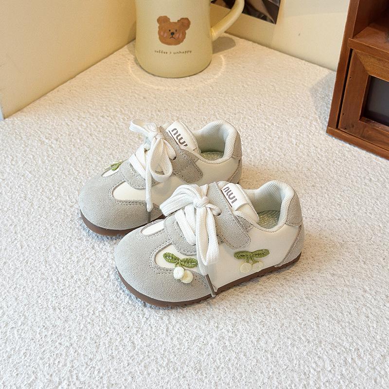 Girls Spring/Autumn 2025 Cherry Embroidered Sneakers - Soft, Non-slip Casual Shoes 29 грязно-белый
Girls Spring/Autumn 2025 Cherry Embroidered Sneakers - Soft, Non-slip Casual Shoes 29 грязно-белый