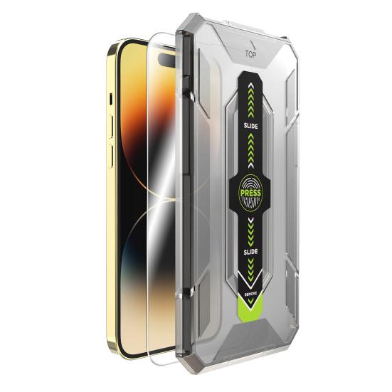 Закаленная пленка, автоматическая, с высоким выравниванием, пылезащитная, прозрачная, против царапин, против отпечатков пальцев, ультратонкая защитная пленка для экрана, защитная пленка для мобильного телефона