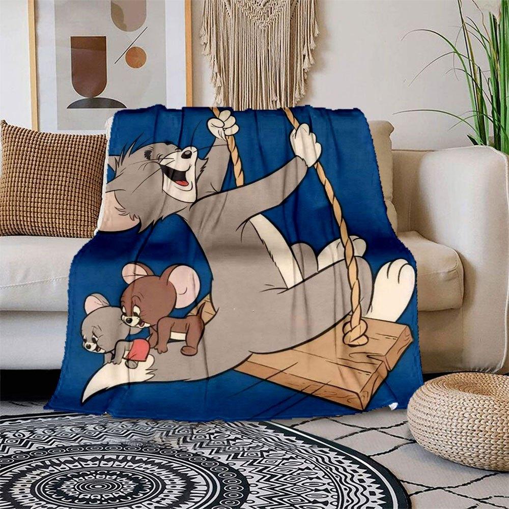 Tom & Jerry Kids Cartoon Wall Stickers Home Decor Art Mural Poster GiftBlanket Flannel Throw Blanket for Sofa, Bed, Travel, Camping, Office 100x150cm
Tom & Jerry Kids Cartoon Wall Stickers Home Decor Art Mural Poster GiftBlanket Flannel Throw Blanket for Sofa, Bed, Travel, Camping, Office 100x150cm