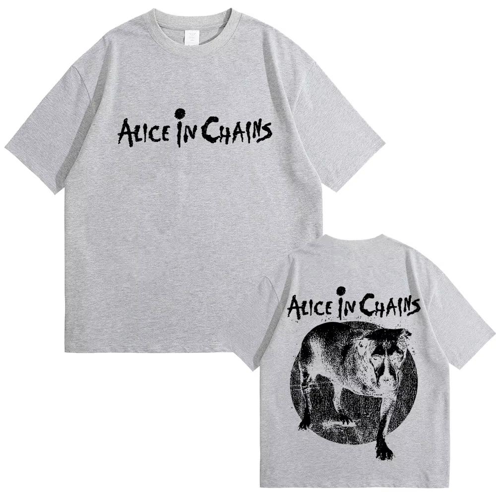 Rock Band Alice in Chains Double Sided Graphic T-shirt Oversized Men Women High Quality Cotton Tee Clothing Male Vintage Clothes 4XL
Rock Band Alice in Chains Double Sided Graphic T-shirt Oversized Men Women High Quality Cotton Tee Clothing Male Vintage Clothes 4XL
