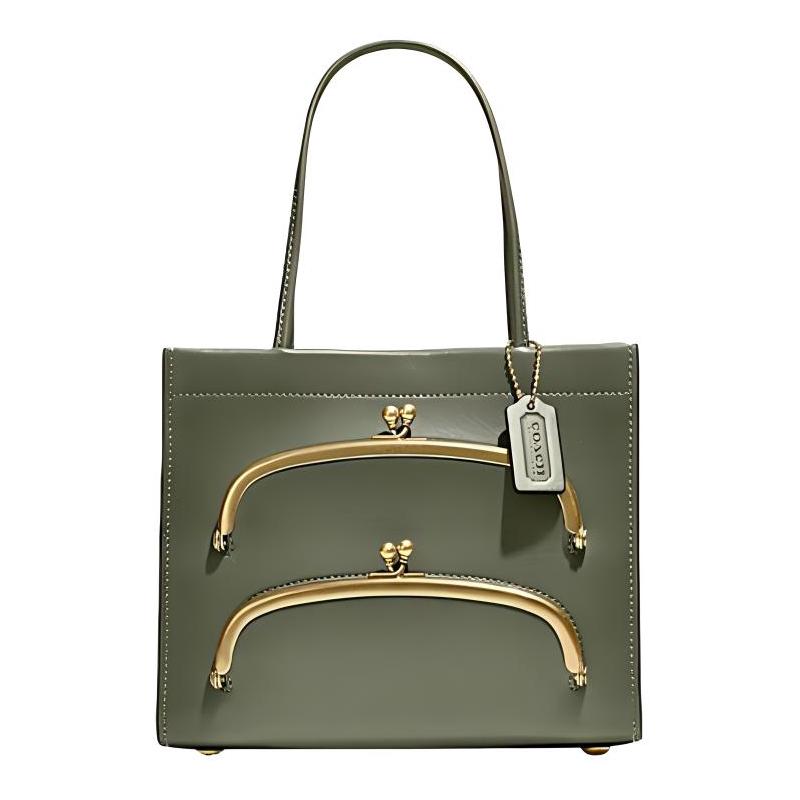 COACH handbag Cashin 22 magnetic closure external kiss lock pocket cow leather tote bag tote bag shopping bag shoulder crossbody small size women s зелений
COACH handbag Cashin 22 magnetic closure external kiss lock pocket cow leather tote bag tote bag shopping bag shoulder crossbody small size women s зелений