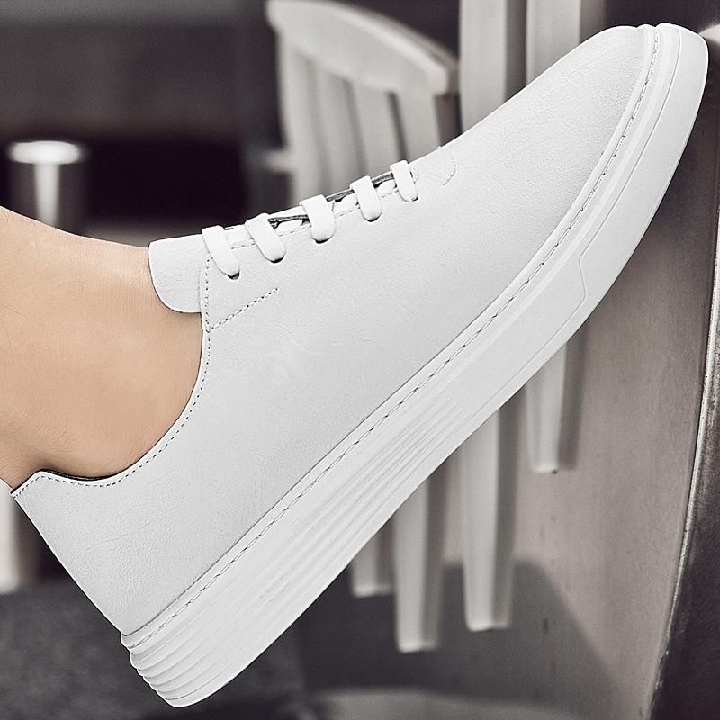 Men s new large-size cowhide board shoes men s European station trend casual pure white white shoes one-pedal loafers 45 чорний
Men s new large-size cowhide board shoes men s European station trend casual pure white white shoes one-pedal loafers 45 чорний