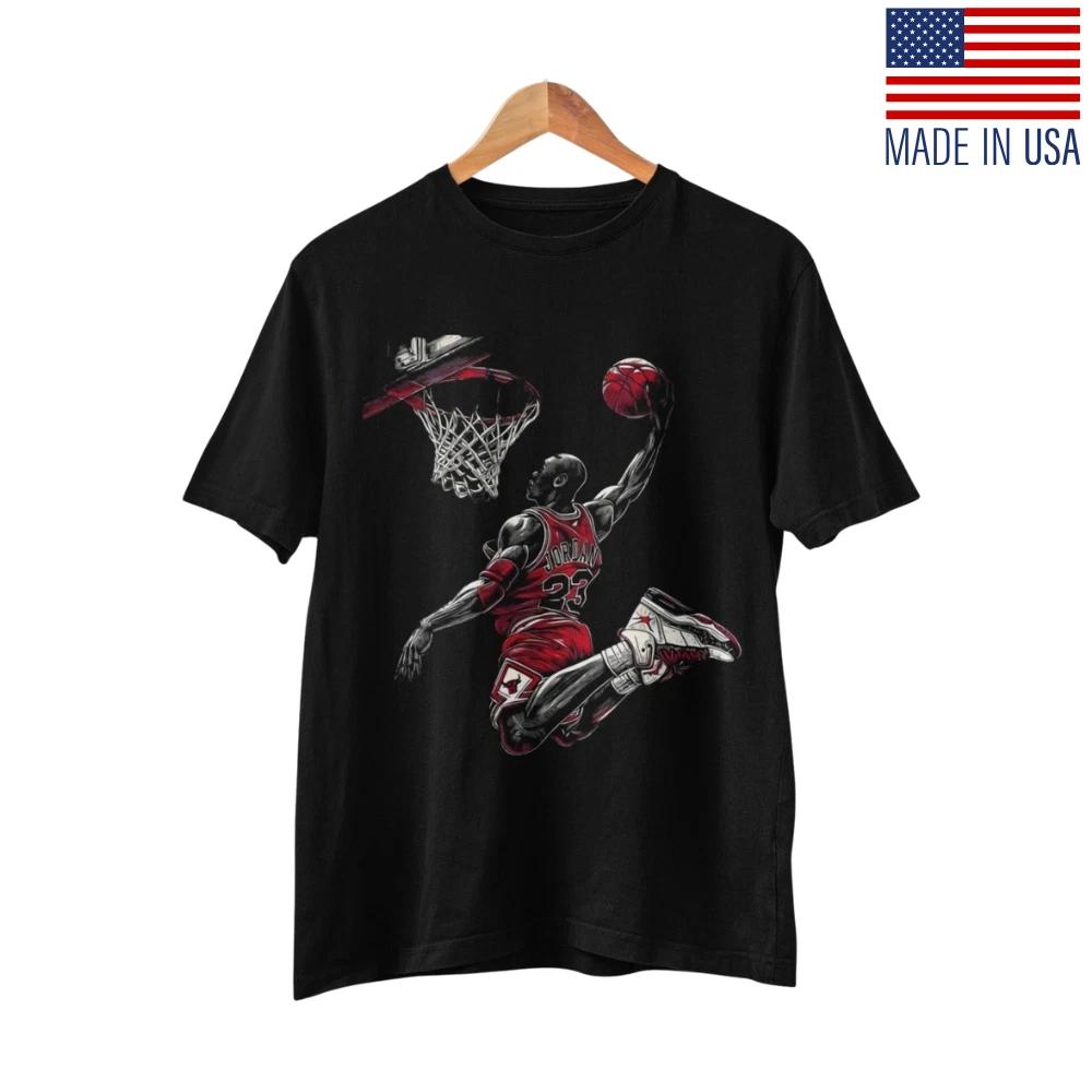 Ретро 23 Баскетбольная футболка для данка Винтажный стиль Air Sports | Репринт, сделанный фанатами M
Ретро 23 Баскетбольная футболка для данка Винтажный стиль Air Sports | Репринт, сделанный фанатами M