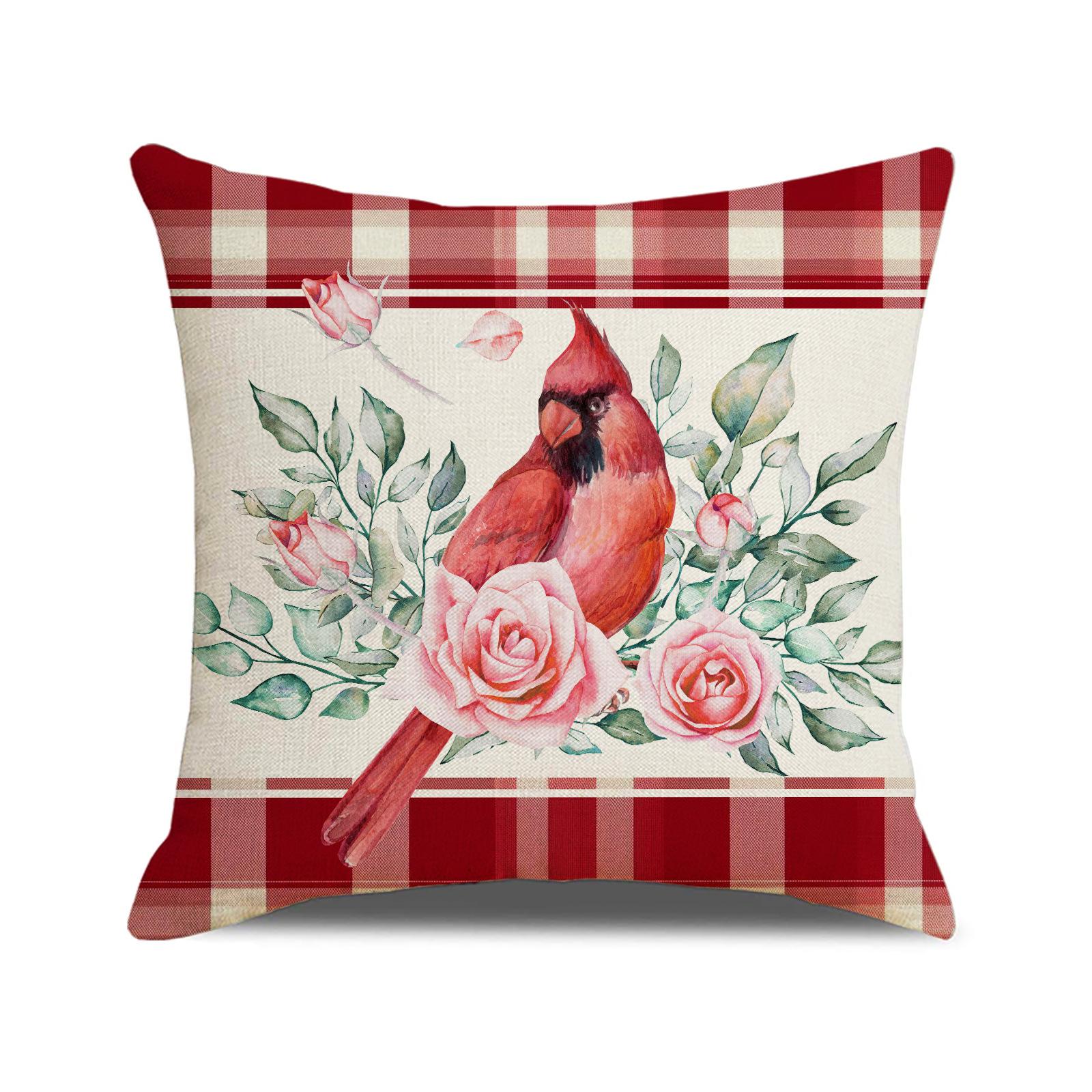 Подушка с принтом птиц Красный клетчатый набор Наволочка Украшение для гостиной Подушка для дивана 45 * 45Cm (pillowcase only)
Подушка с принтом птиц Красный клетчатый набор Наволочка Украшение для гостиной Подушка для дивана 45 * 45Cm (pillowcase only)