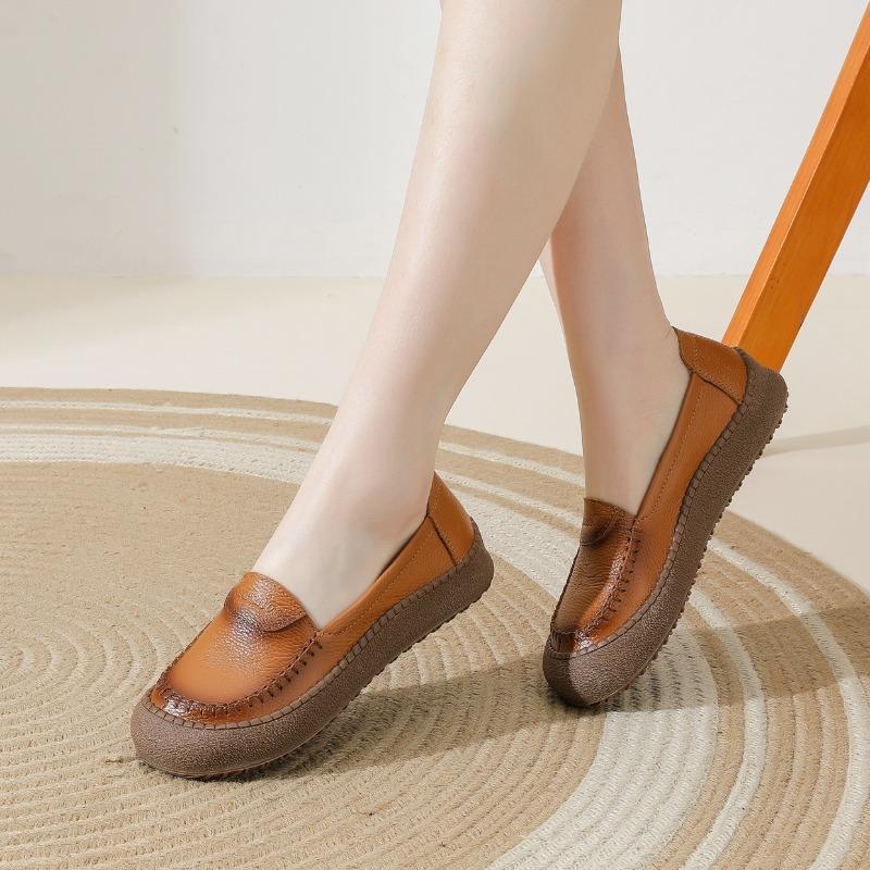 Fashion Genuine Leather Shoes Women Flat Casual Shoes Soft Cow Leather Mother Shoes Comfortable Plus Size 41 D596 41 коричневый
Fashion Genuine Leather Shoes Women Flat Casual Shoes Soft Cow Leather Mother Shoes Comfortable Plus Size 41 D596 41 коричневый