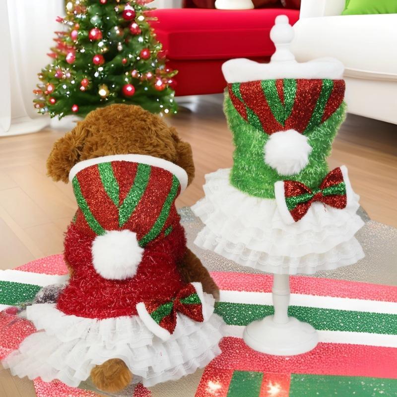 Pet Christmas Shiny Plush Dog Clothes Holiday Decorations New Elf Classic Jumpsuit S червоний
Pet Christmas Shiny Plush Dog Clothes Holiday Decorations New Elf Classic Jumpsuit S червоний