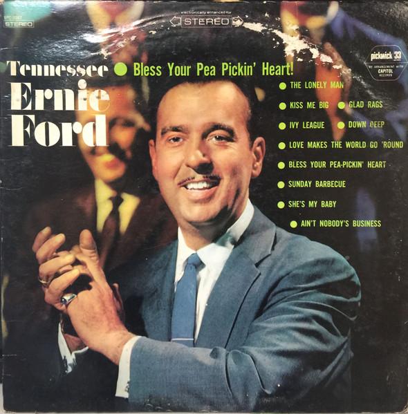 LP Record TENNESSEE ERNIE FORD - Bless Your Pea Pickin Heart! SPC3047 Pickwick 1966 Canada Pop Used
LP Record TENNESSEE ERNIE FORD - Bless Your Pea Pickin Heart! SPC3047 Pickwick 1966 Canada Pop Used