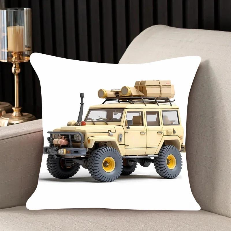 Наволочка с изображением мультяшного автомобиля, двухсторонний принт, чехол для диванной подушки, подголовник, спинка, чехол для подушки на стул, модный индивидуальный подарок 45x45cm
Наволочка с изображением мультяшного автомобиля, двухсторонний принт, чехол для диванной подушки, подголовник, спинка, чехол для подушки на стул, модный индивидуальный подарок 45x45cm