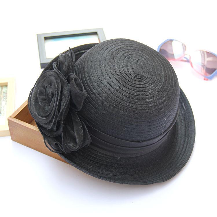 Spring Summer Hat Elegant Retro Flower Pot Hat Organza Women S Sun Hat Curled Top Hat Sun Hat Tide M(56-58cm) чорний
Spring Summer Hat Elegant Retro Flower Pot Hat Organza Women S Sun Hat Curled Top Hat Sun Hat Tide M(56-58cm) чорний