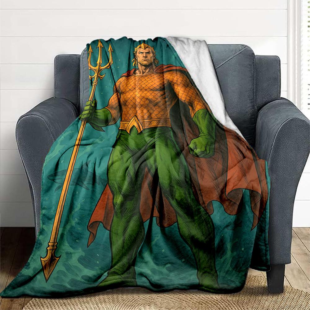 1pc Aquaman, Trident Flannel Throw Blanket Soft, Warm & Cozy for Couch, Bed, Office, and Travel Versatile All Season Gift, Christmas present 80x120cm
1pc Aquaman, Trident Flannel Throw Blanket Soft, Warm & Cozy for Couch, Bed, Office, and Travel Versatile All Season Gift, Christmas present 80x120cm