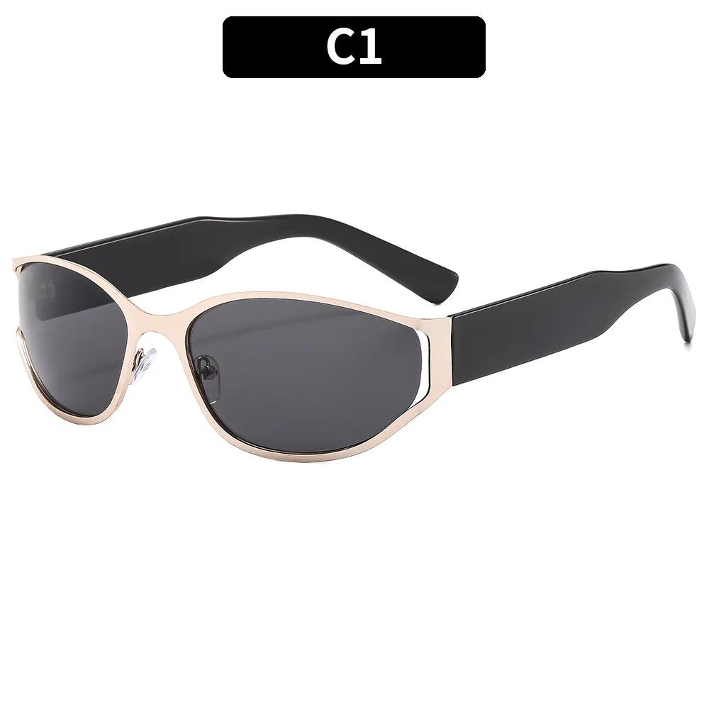 New y2k Metal Steampunk Sunglasses Women For Men Luxury Brand Designer Vintage Punk Sunglasses Popular Hip Hop Trendy Eyeglasses As the picture
New y2k Metal Steampunk Sunglasses Women For Men Luxury Brand Designer Vintage Punk Sunglasses Popular Hip Hop Trendy Eyeglasses As the picture