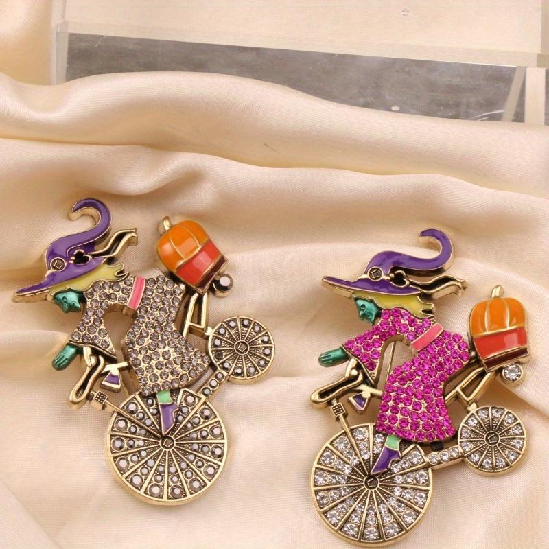 Women Men Classic Vintage Crystal Halloween Witch Brooch Badges Fashion Baroque Party Banqeut Festival Pin Bukcles For Women
Women Men Classic Vintage Crystal Halloween Witch Brooch Badges Fashion Baroque Party Banqeut Festival Pin Bukcles For Women