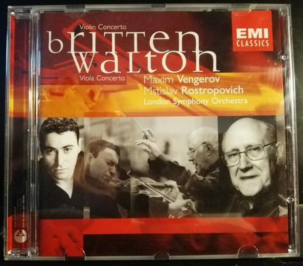 CD MAXIM VENGEROV, MSTISLAV ROSTROPOVI - Violin Concerto • Viola Concerto 724355750020 EMI Classics 2003 Japan Classical Used
CD MAXIM VENGEROV, MSTISLAV ROSTROPOVI - Violin Concerto • Viola Concerto 724355750020 EMI Classics 2003 Japan Classical Used