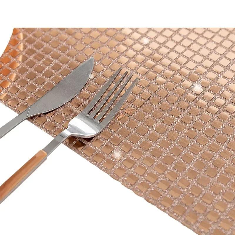 Disco Sequin Table Placemat 30*45CM Glitter Mirror Gold/Silver Foil Metallic Dining Table Mats For Birthday Wedding Xmas 30x45cm рожевий колір золота
Disco Sequin Table Placemat 30*45CM Glitter Mirror Gold/Silver Foil Metallic Dining Table Mats For Birthday Wedding Xmas 30x45cm рожевий колір золота
