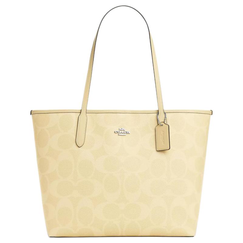 COACH City 33 Classic Logo Coated Canvas Tote Bag Tote Bag Shopping Bag Hand Shoulder Bag Large Women s Hay Color коричневий
COACH City 33 Classic Logo Coated Canvas Tote Bag Tote Bag Shopping Bag Hand Shoulder Bag Large Women s Hay Color коричневий