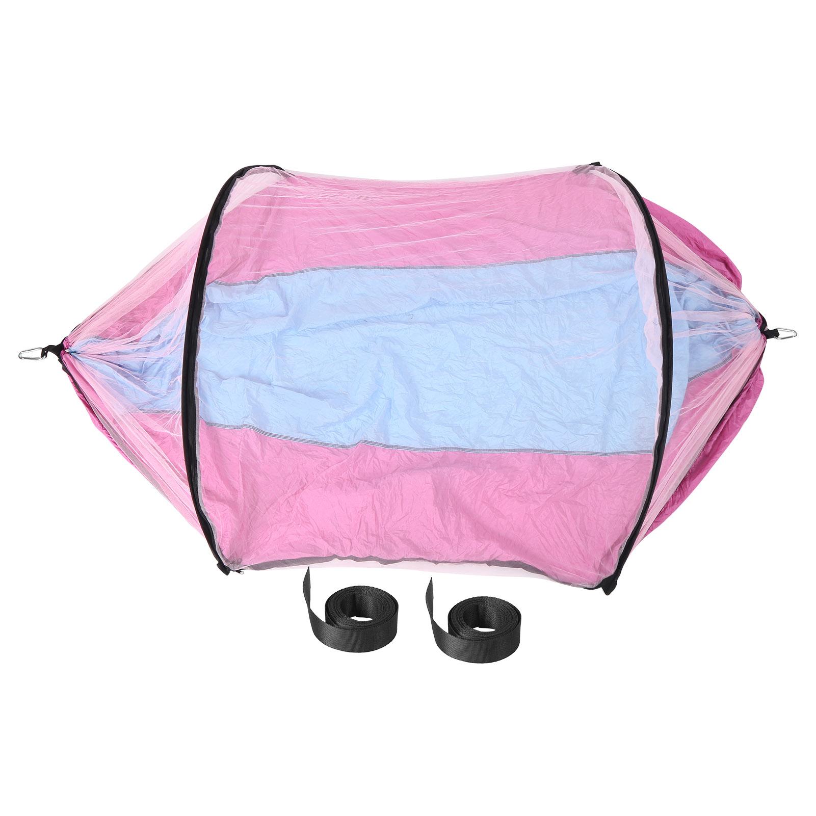 Outdoor Automatic Strut Hanging Parachute Cloth Mosquito Net AntiRollover Hammock(Light Blue Pink )
Outdoor Automatic Strut Hanging Parachute Cloth Mosquito Net AntiRollover Hammock(Light Blue Pink )
