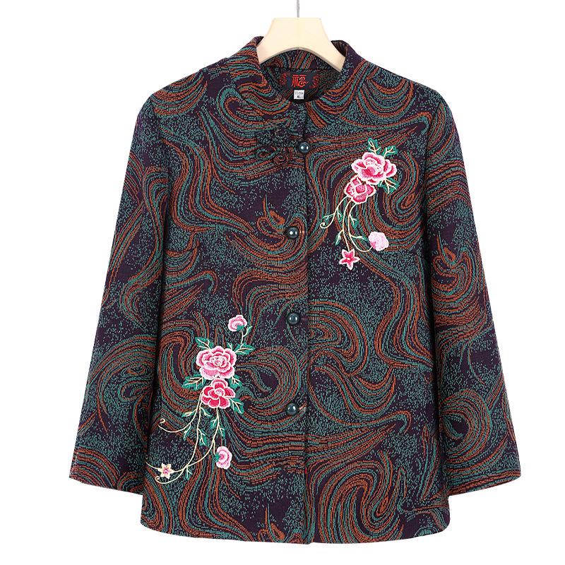 Spring Embroidered Cardigan for Middle-Aged and Elderly Women 5XL (Recommended 135-150 kg)
Spring Embroidered Cardigan for Middle-Aged and Elderly Women 5XL (Recommended 135-150 kg)