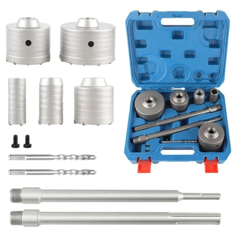 Cemented Carbide Electric Hammer Drill 9-piece Set No Slipping Hole Opener Mold Manufacturing Style-B
Cemented Carbide Electric Hammer Drill 9-piece Set No Slipping Hole Opener Mold Manufacturing Style-B