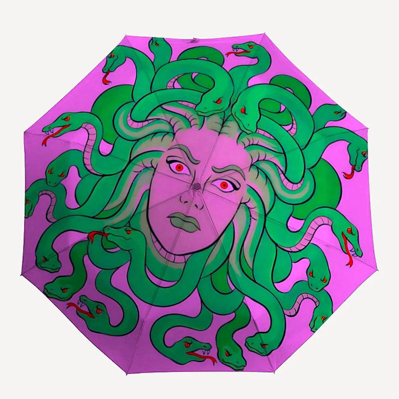 1pc Serpent Head Automatic Open/close Folding Umbrella, Compact Portable Travel Umbrella, Durable Construction yy250809132
1pc Serpent Head Automatic Open/close Folding Umbrella, Compact Portable Travel Umbrella, Durable Construction yy250809132