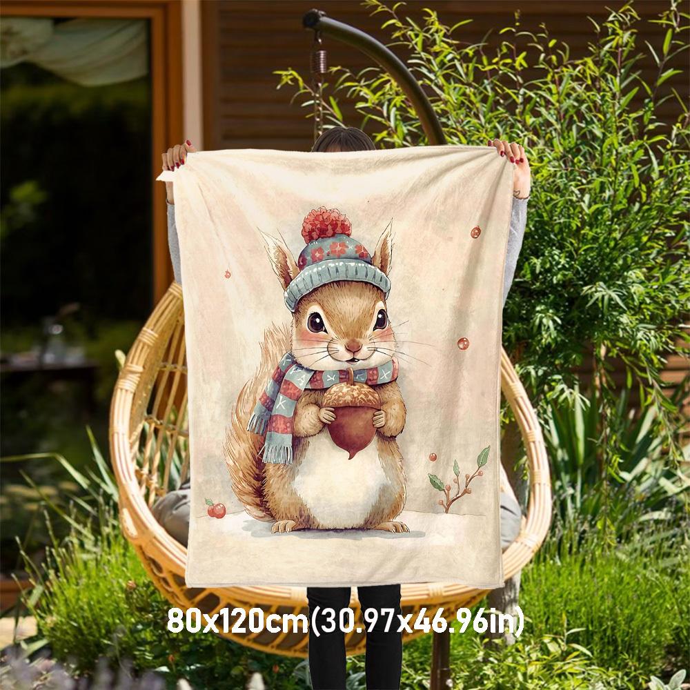 1PC squirrel winterOutdoor Flannel Blanket - Soft Plush Decor for Picnics, camping, Bedroom, Playroom, Office, or Lunch Break 1240A 80x120cm(31x47inch)
1PC squirrel winterOutdoor Flannel Blanket - Soft Plush Decor for Picnics, camping, Bedroom, Playroom, Office, or Lunch Break 1240A 80x120cm(31x47inch)