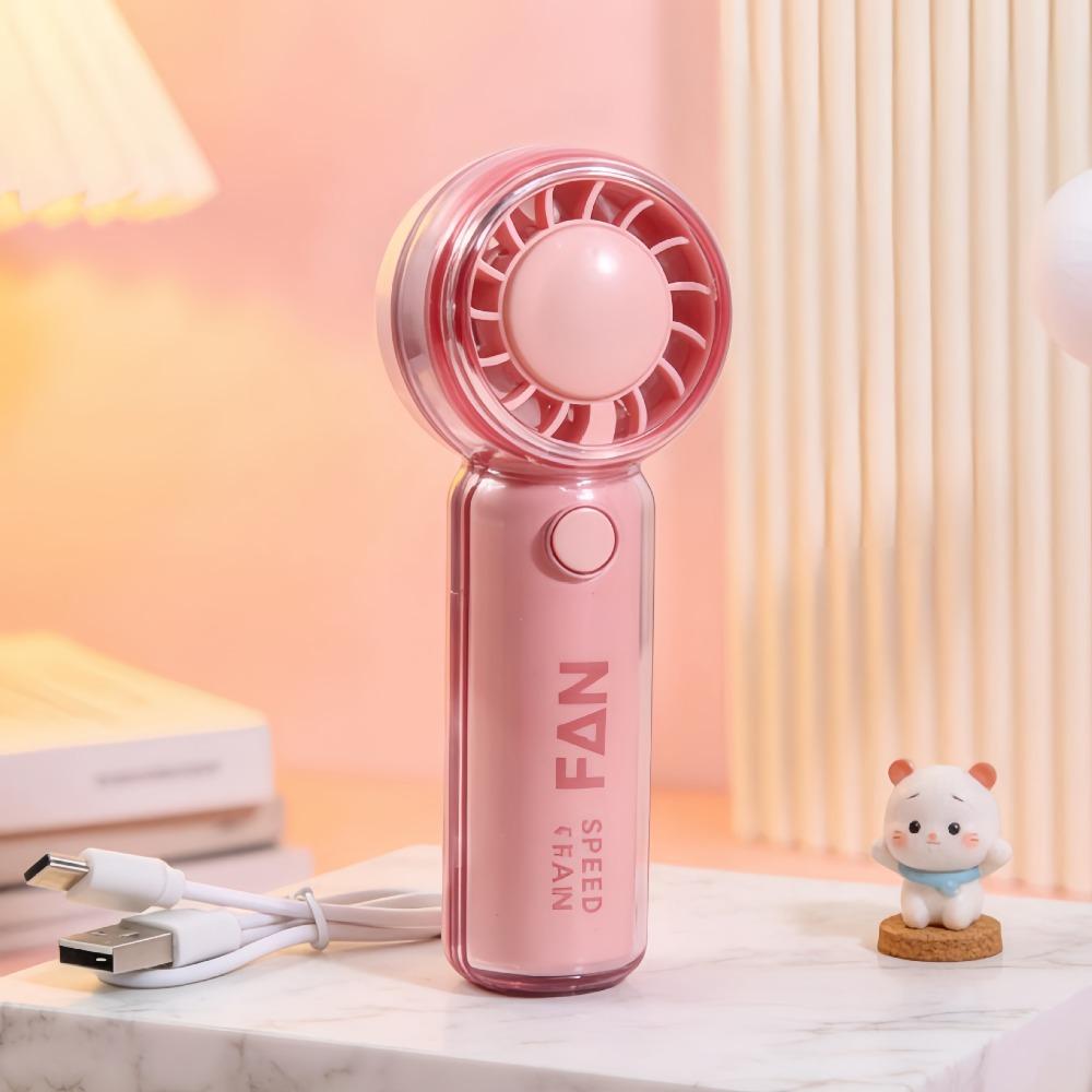 Cartoon Printed Mini Handheld Fan Rechargeable Cooling Fan Portable Transparent Fan Office Use 3
Cartoon Printed Mini Handheld Fan Rechargeable Cooling Fan Portable Transparent Fan Office Use 3