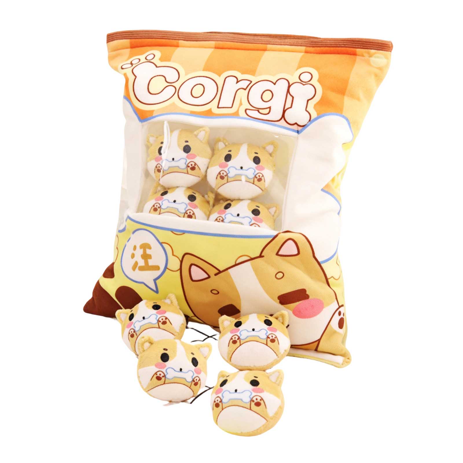 Snack Bag Plush Pillow With Stuffed Toys, Cute Snack Pouch Pillow For Stress Relief & Decor One Size
Snack Bag Plush Pillow With Stuffed Toys, Cute Snack Pouch Pillow For Stress Relief & Decor One Size
