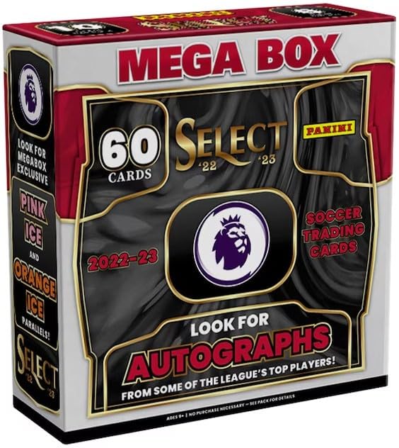 Футбол 2022-23 Panini Select Premier League Card Mega Box Футбол Panini Select Premier League Card Mega Box
Футбол 2022-23 Panini Select Premier League Card Mega Box Футбол Panini Select Premier League Card Mega Box