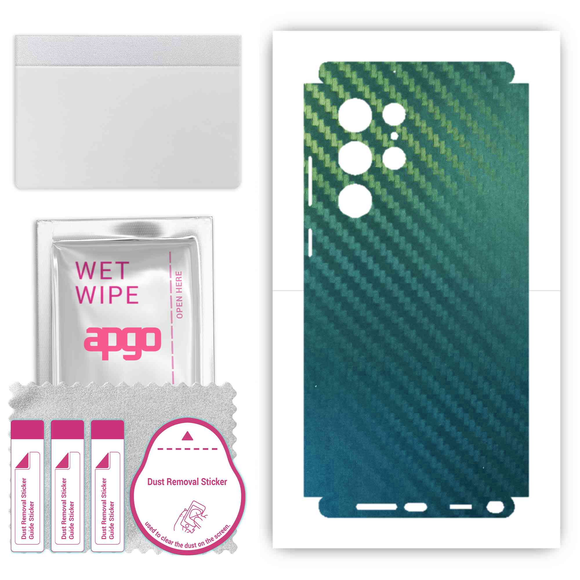 Apgo Protective Skin Sticker for the back+sides compatible with Samsung Galaxy S22 Ultra, Full Wrap Film, Foil, Vinyl - Pattern Carbon Chameleon CAKA1
Apgo Protective Skin Sticker for the back+sides compatible with Samsung Galaxy S22 Ultra, Full Wrap Film, Foil, Vinyl - Pattern Carbon Chameleon CAKA1
