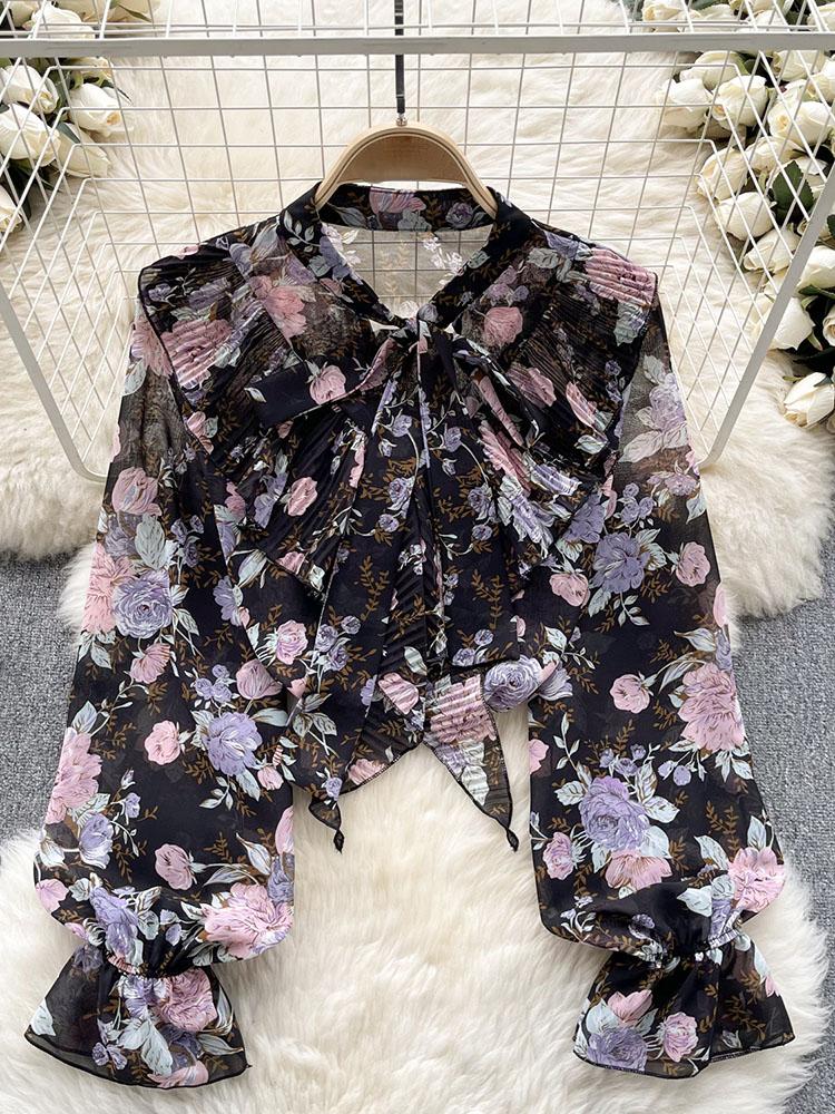 Женская весенняя блузка, элегантная рубашка с воротником-бабочкой, лоскутная плиссированная плиссированная рубашка с рюшами, облегающие топы во французском стиле, повседневная блузка с пузырьковыми рукавами One Size чёрный
Женская весенняя блузка, элегантная рубашка с воротником-бабочкой, лоскутная плиссированная плиссированная рубашка с рюшами, облегающие топы во французском стиле, повседневная блузка с пузырьковыми рукавами One Size чёрный