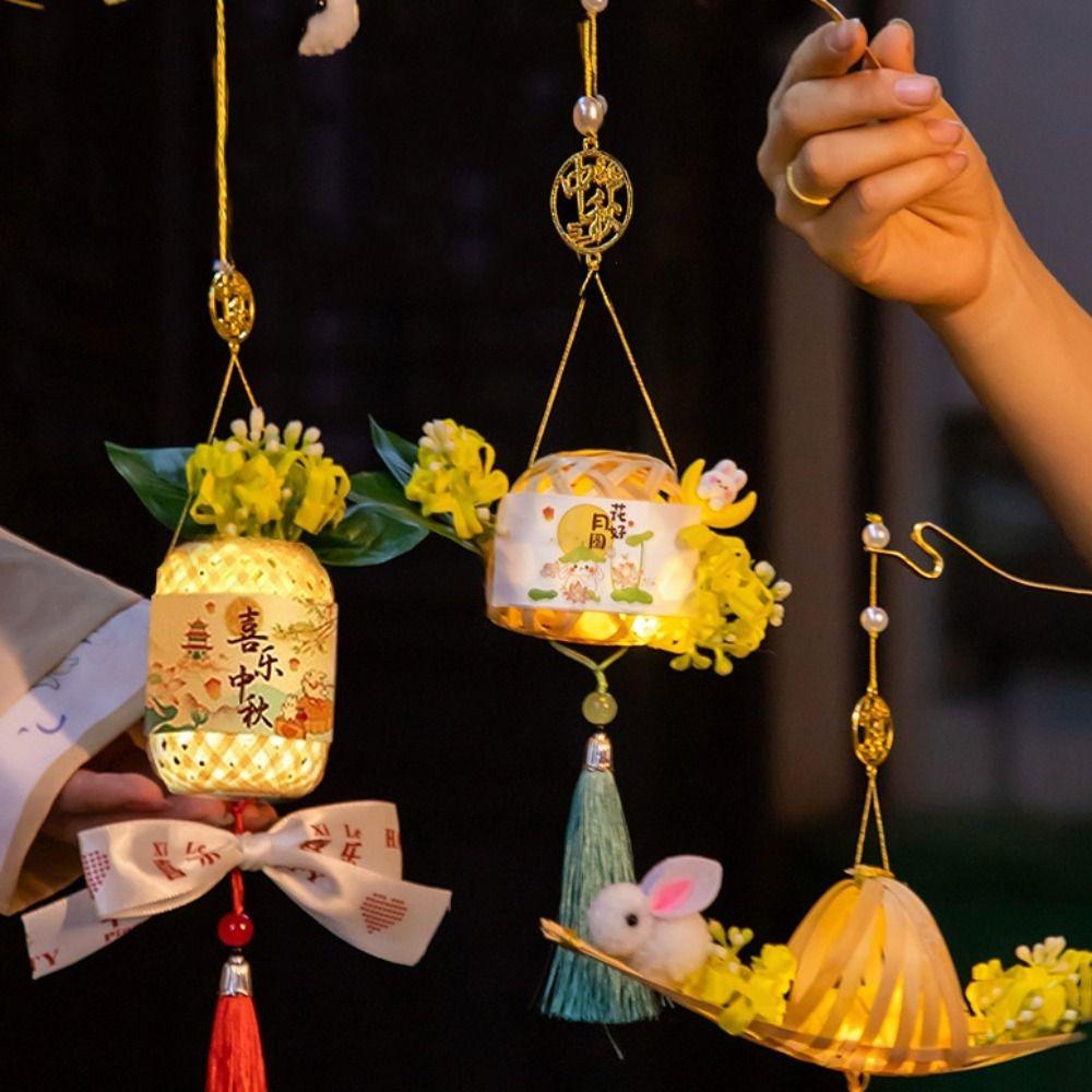 LED Light Mid-Autumn Lantern Weaving Bamboo Portable Lantern Festival Lantern Party Decoration Style 5
LED Light Mid-Autumn Lantern Weaving Bamboo Portable Lantern Festival Lantern Party Decoration Style 5