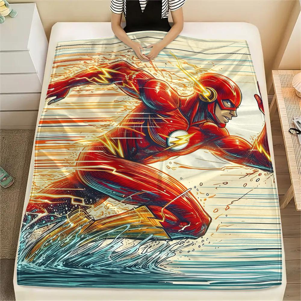 The Flash unleashes lightning Flannel Blanket, Warm Plush Throw for Home Use, Perfect Gift for DC Fans 75x90cm
The Flash unleashes lightning Flannel Blanket, Warm Plush Throw for Home Use, Perfect Gift for DC Fans 75x90cm