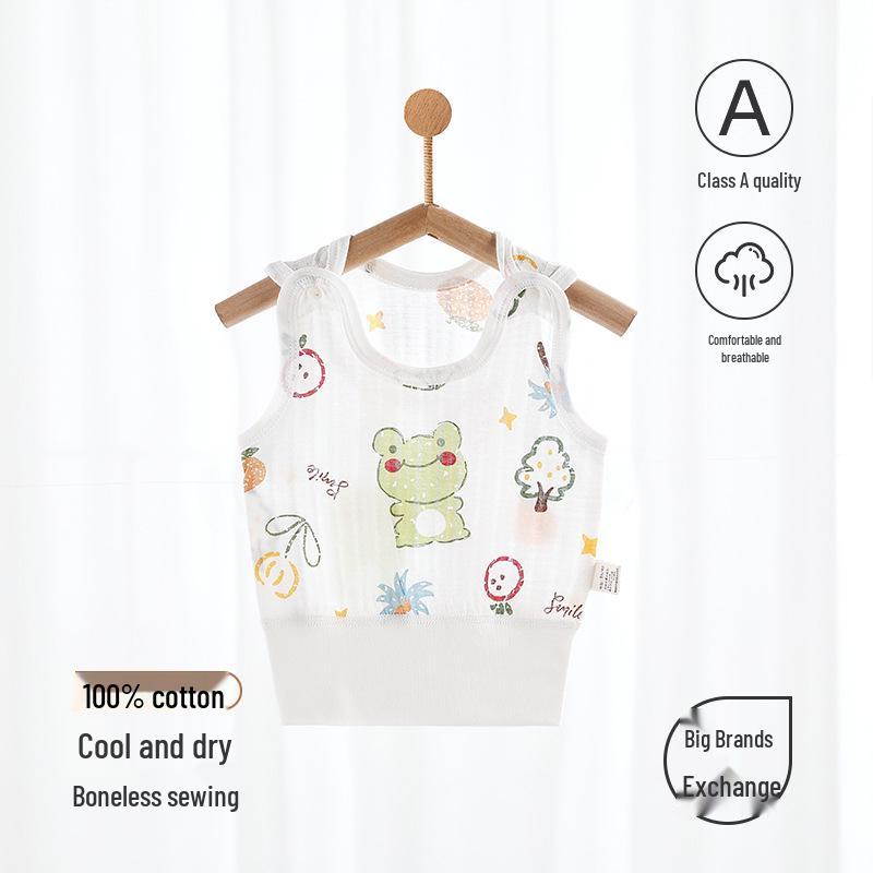 Class A Pure Cotton Baby Vest - Sleeveless Thin Style for Boys & Girls 59 (1-3 months)
Class A Pure Cotton Baby Vest - Sleeveless Thin Style for Boys & Girls 59 (1-3 months)