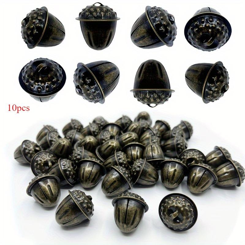 10Pcs Vintage Bronze Jingle Bells: Ideal for Festive DIY Decor Christmas&Halloween Crafts Pet Collars
10Pcs Vintage Bronze Jingle Bells: Ideal for Festive DIY Decor Christmas&Halloween Crafts Pet Collars