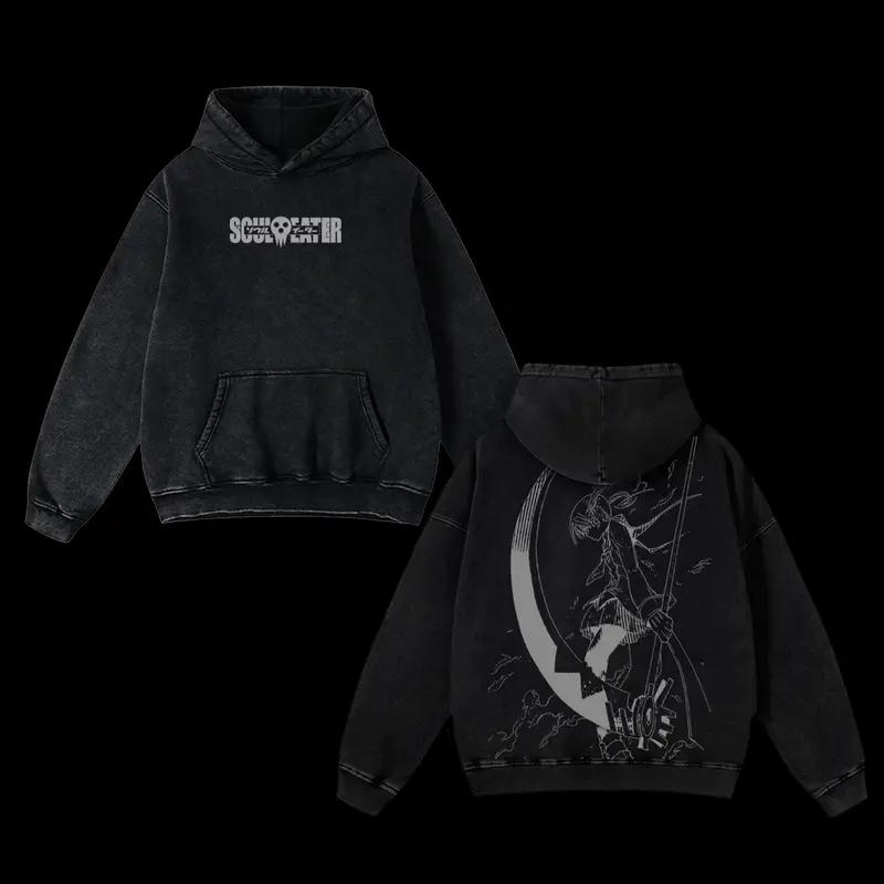 Anime Soul Eater Albarn Maka Print Hooded Men Women Hoodies Vintage Washed Sweatshirt Casual Cotton Pullover Harajuku Streetwear M чорний
Anime Soul Eater Albarn Maka Print Hooded Men Women Hoodies Vintage Washed Sweatshirt Casual Cotton Pullover Harajuku Streetwear M чорний