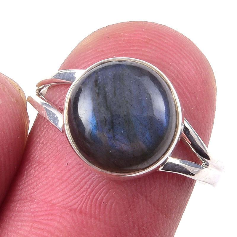 Natural Labradorite Gemstone Handmade 925 Solid Sterling Silver Ring Size 7 q1C87
Natural Labradorite Gemstone Handmade 925 Solid Sterling Silver Ring Size 7 q1C87