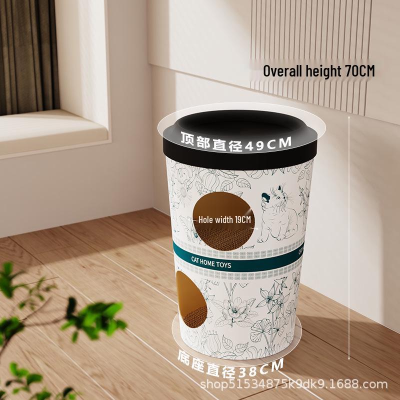 Кошачья вилла: Очень большая двухслойная картонная кровать и когтеточка, устойчивая к царапинам, в стиле кофейной чашки Individually Packaged
Кошачья вилла: Очень большая двухслойная картонная кровать и когтеточка, устойчивая к царапинам, в стиле кофейной чашки Individually Packaged