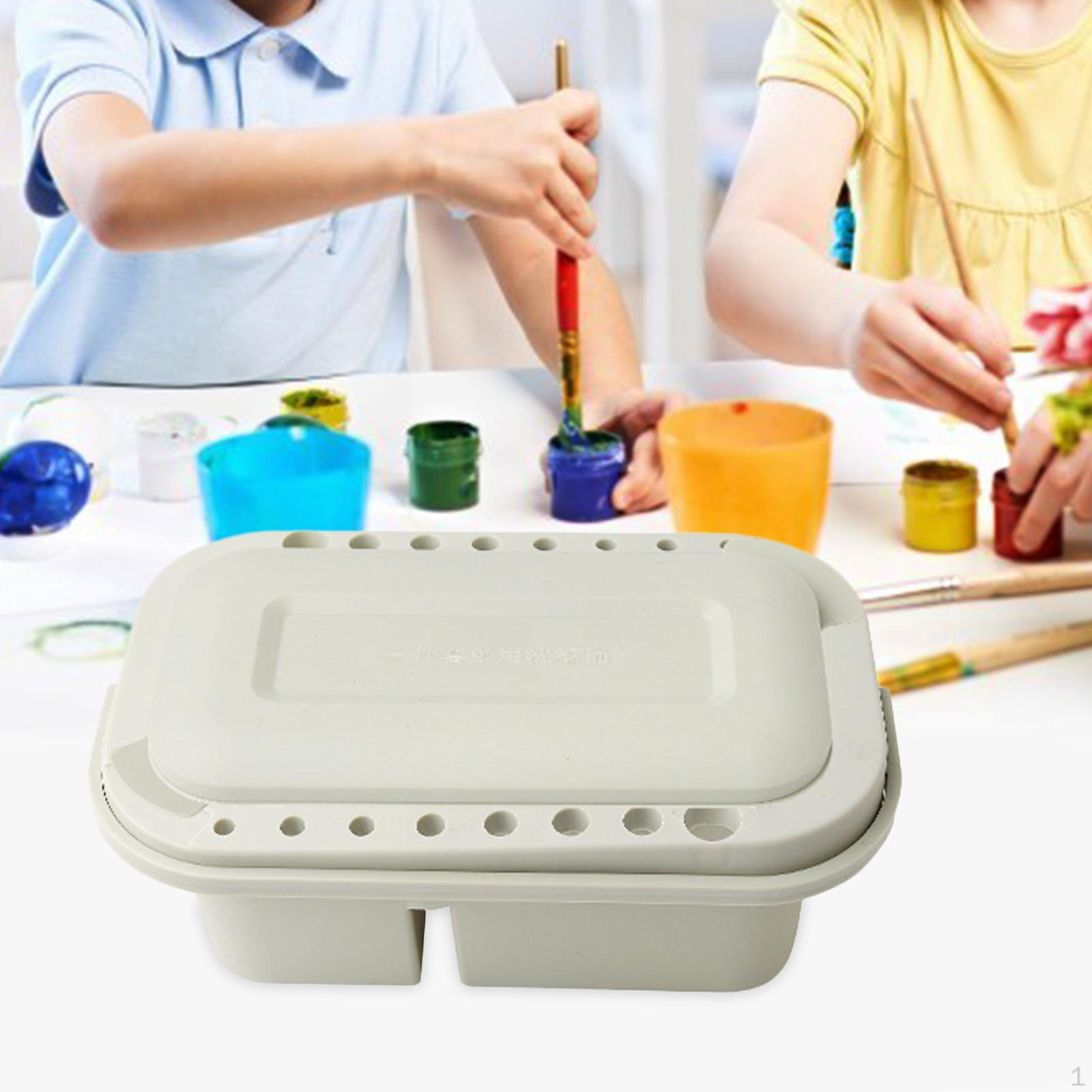 Multifunction Paint Brush Washer Brushes Holder Art Supplies with Detachable Palette Painting
Multifunction Paint Brush Washer Brushes Holder Art Supplies with Detachable Palette Painting