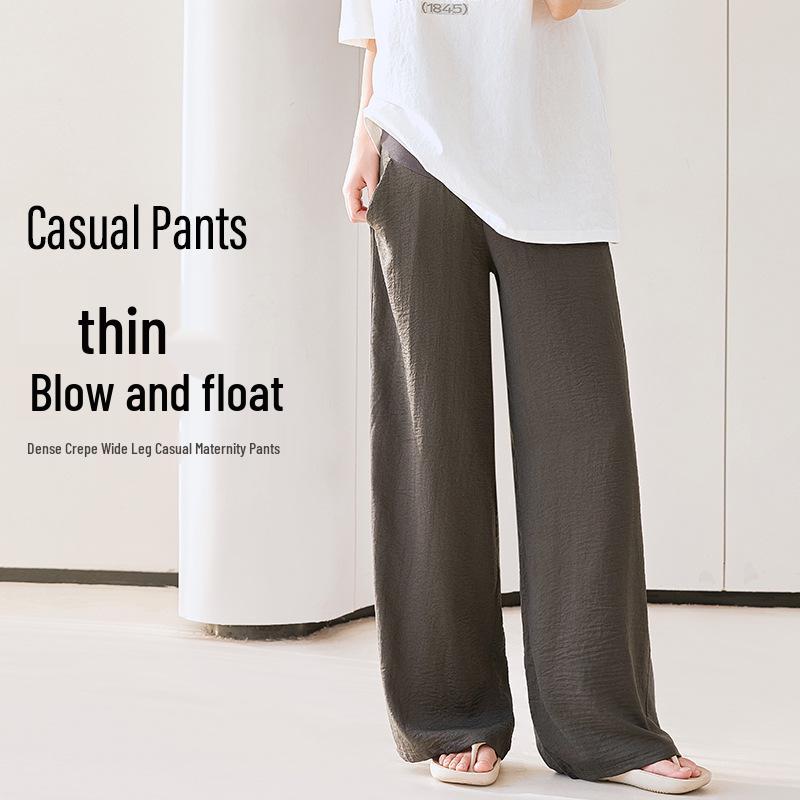 Maternity Wide-Leg Casual Pants – Lightweight Spring/Summer Belly Support for Pregnant Women Extra Large
Maternity Wide-Leg Casual Pants – Lightweight Spring/Summer Belly Support for Pregnant Women Extra Large