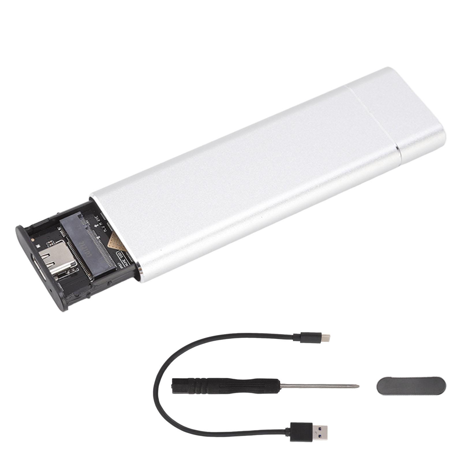 Корпус M.2 NVMe SSD, алюминиевый, USB3.1 - NVMe PCIe, интерфейс M Key Type C, серебристый, внешний SSD
Корпус M.2 NVMe SSD, алюминиевый, USB3.1 - NVMe PCIe, интерфейс M Key Type C, серебристый, внешний SSD