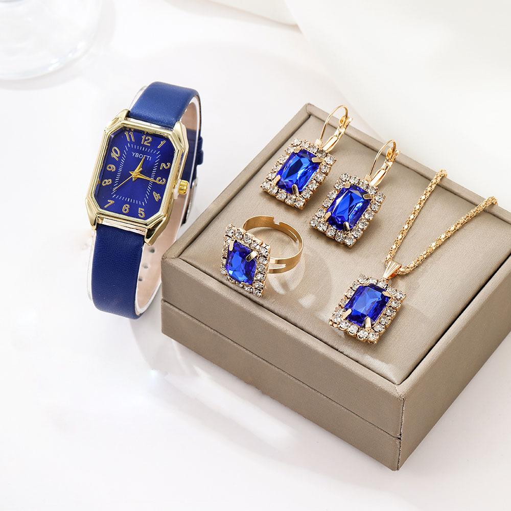 Квадратные римские часы Набор браслетов с драгоценными камнями Квадратные часы с ремешком + Набор квадратных браслетов с драгоценными камнями
Квадратные римские часы Набор браслетов с драгоценными камнями Квадратные часы с ремешком + Набор квадратных браслетов с драгоценными камнями